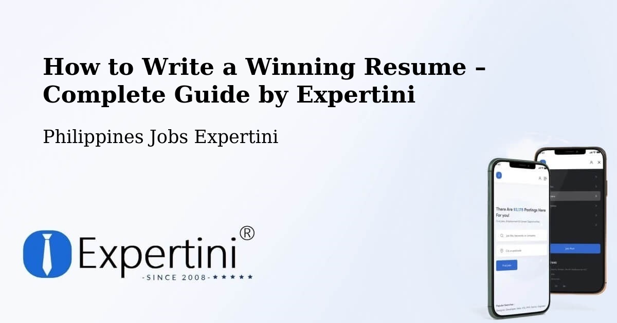 Resume Writing Guide for Job Seekers – Malitubog - Malitubog, Philippines Jobs Expertini